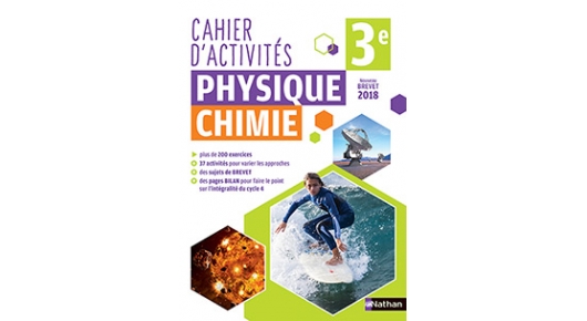 Cahier de Physique-Chimie 3e (2018) - Site compagnon | Éditions Nathan