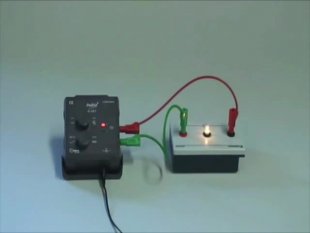Vidéo expérience : lampe et générateur TBF